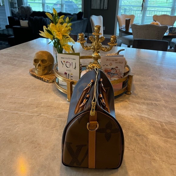 Giant reverse print monogram speedy 35 - Picture 2 of 14